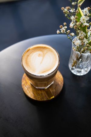 Lattes, cappucino, spanish latte, hot choc, they’ve got it  at MYLK Cafe in Davao City