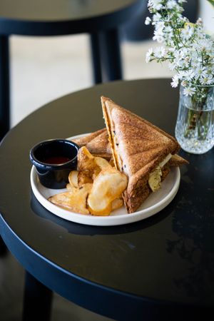 Desserts and jaffles are available too  at MYLK Cafe in Davao City