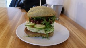 Porto Betroot Burger at MO in Wroclaw