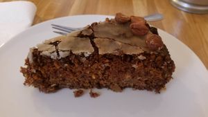carrot cake at MO in Wroclaw