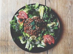 One of the main dish in Machina Organika at MO in Wroclaw