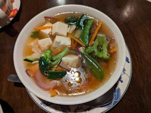 Vegetable Tofu Soup at Ming's Asian Cuisine in Johnson City