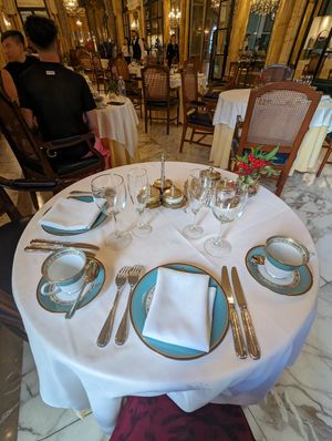 Mí mesa at L'Orangerie at Alvear Palace Hotel in Buenos Aires
