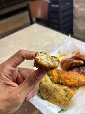 Inside the bbq wing  at Straight Outta Plantz (S.O.P-STL) in St Louis