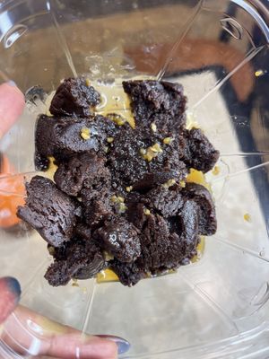 Crumbled Garlic Caramel Brownie  at Straight Outta Plantz (S.O.P-STL) in St Louis