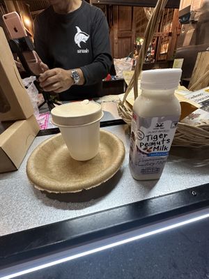   at Tiger Peanuts Milk in Pai