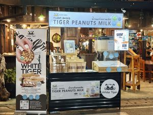   at Tiger Peanuts Milk in Pai