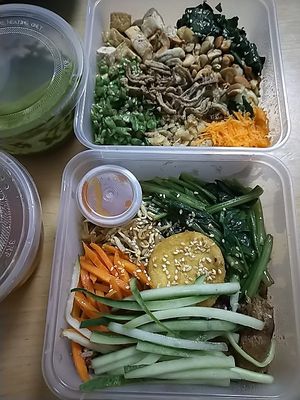 Lei Cha & "Bibimbap" at SunnyChoice - The Rail Mall in West Singapore