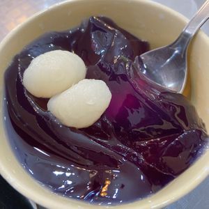 Longan blue konjac jelly  at SunnyChoice - The Rail Mall in West Singapore