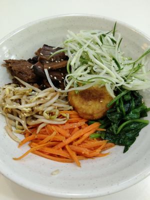 Bibimbap $9 at SunnyChoice - The Rail Mall in West Singapore