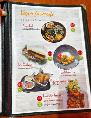 The fried tofu and tempeh with Korean sauce was so good! Perfect light lunch!  #Veganuary at Lekker Cafe' in Krabi