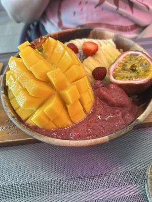 Smoothie bowl  at Lekker Cafe' in Krabi