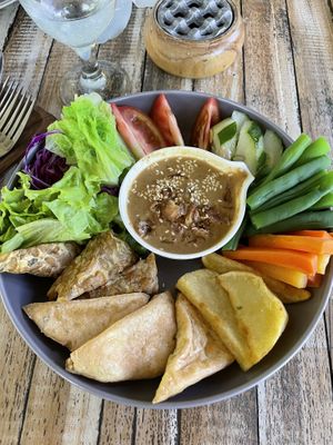 Gado gado  at Red Pomelo Bar & Restaurant in Penida Island
