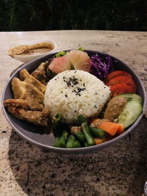 Red Pomelo Bowl  at Red Pomelo Bar & Restaurant in Penida Island