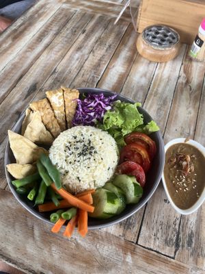   at Red Pomelo Bar & Restaurant in Penida Island