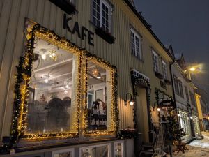 Storefront at Svermeri kafe og redesign in Tromsoe