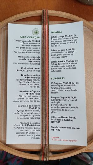 Lunch menu (Feb/24) at Caracolla Café e Restaurante  in Sao Paulo