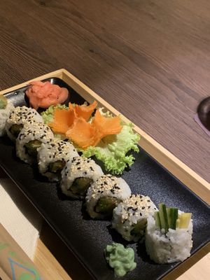 avo - cucumber sushi roll  at Bang Tofu Vietnamská Reštaurácia in Bratislava