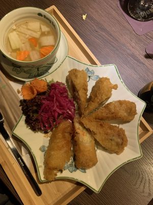 spring rolls in tempura  at Bang Tofu Vietnamská Reštaurácia in Bratislava