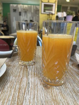 Spremute d arancia   at Maramais Cafè in Milan