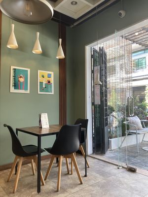 Both indoor and outdoor seating  at BAO Kandal in Siem Reap