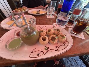 Pani Puri  at Vedis Indisches Restaurant  in Berlin