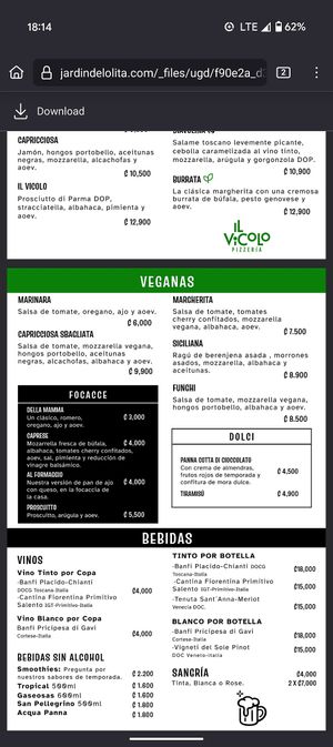  at II Vicolo in San Jose