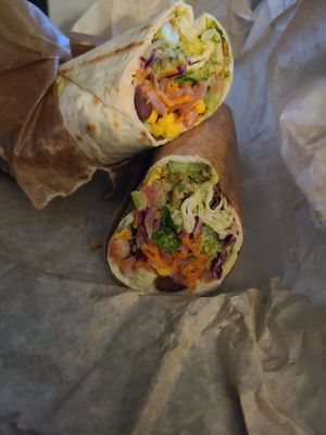 The Vegan Wrap at Spitz in Frisco