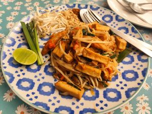 Pad Thai at May Veggie Home Express - ประสานมิตรพลาซ่า in Bangkok