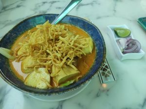 Khao Soi at May Veggie Home Express - ประสานมิตรพลาซ่า in Bangkok