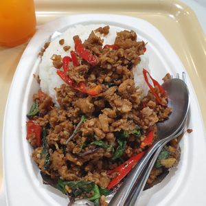 so good I came back for last meal of trip at May Veggie Home Express - ประสานมิตรพลาซ่า in Bangkok