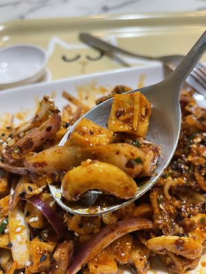 Close-up Tofu  #Veganuary at May Veggie Home Express - ประสานมิตรพลาซ่า in Bangkok