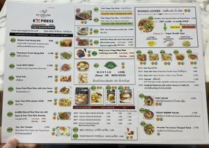 Food menu  at May Veggie Home Express - ประสานมิตรพลาซ่า in Bangkok
