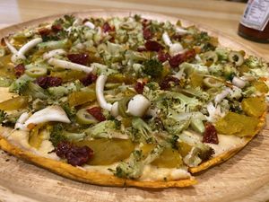 Pizza Sadness  at Tea Leaf Vegan Pizza in Koh Phangan