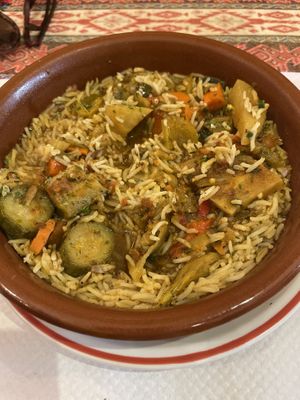 Tagine aux légumes   at Alounak in Nice