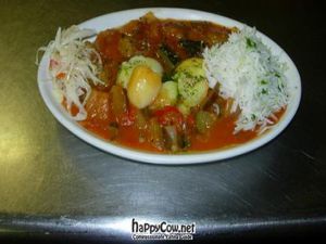 VEGAN DISH  Ratatouille with baked potatoes 9Â€ ONLY at Alounak in Nice