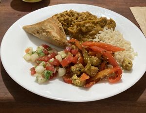 Lunch special  at Health Valley Barra in Salvador