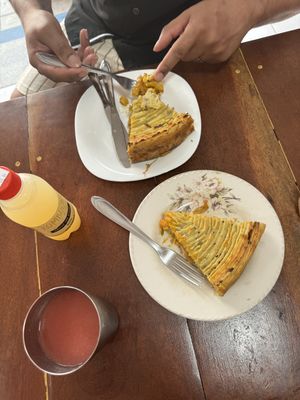 Quiche de jaca   at Health Valley Barra in Salvador