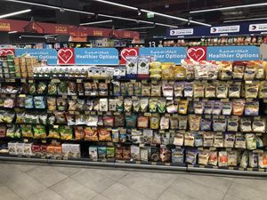 Vegan section  at Lulu Hypermarket - Mushrif Mall in Abu Dhabi