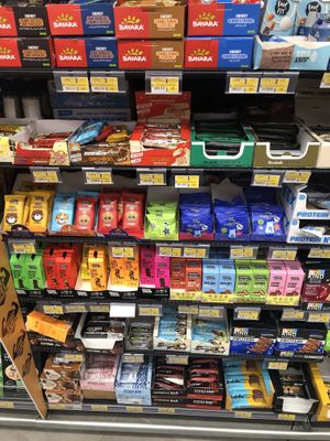 More vegan snacks/bars  at Lulu Hypermarket - Mushrif Mall in Abu Dhabi