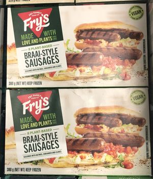 Vegan sausages  at Lulu Hypermarket - Mushrif Mall in Abu Dhabi