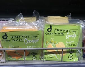 D’vegan cheeses  at Lulu Hypermarket - Mushrif Mall in Abu Dhabi
