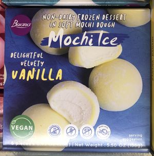 Vanilla mochi  at Lulu Hypermarket - Mushrif Mall in Abu Dhabi