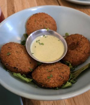Falafel at Mera Kitchen Collective in Baltimore
