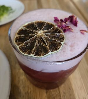 A fun cocktail at Mera Kitchen Collective in Baltimore