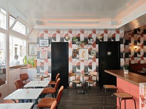 Inside at Abricot Bar in Paris