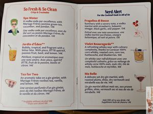 Cocktail at Abricot Bar in Paris