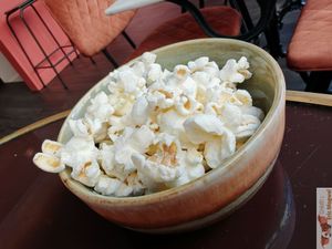 Popcorn at Abricot Bar in Paris