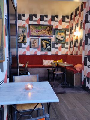 Interior at Abricot Bar in Paris