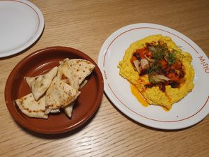 Hummus at Misto Café Bar in Pontevedra